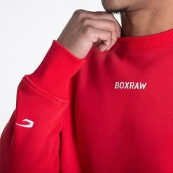 BOXRAW Men Clothing Johnson Sweatshirt - Red