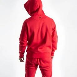 BOXRAW Men Johnson Hoodie - Red Clothing