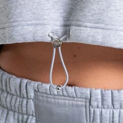 BOXRAW Women Johnson Cropped Hoodie - Grey Clothing 15 BOXRAW Women Johnson Cropped Hoodie - Grey Clothing