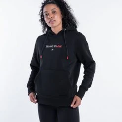 BOXRAW Women Boxing Is Love Hoodie - Black