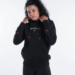 BOXRAW Women Boxing Is Love Hoodie - Black