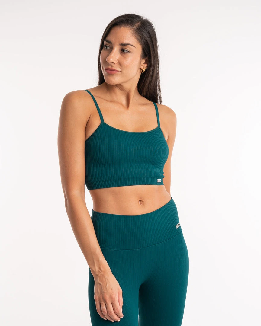 BOXRAW Women New Releases Alejandra Tank Bra - Teal 1 BOXRAW Women New Releases Alejandra Tank Bra - Teal