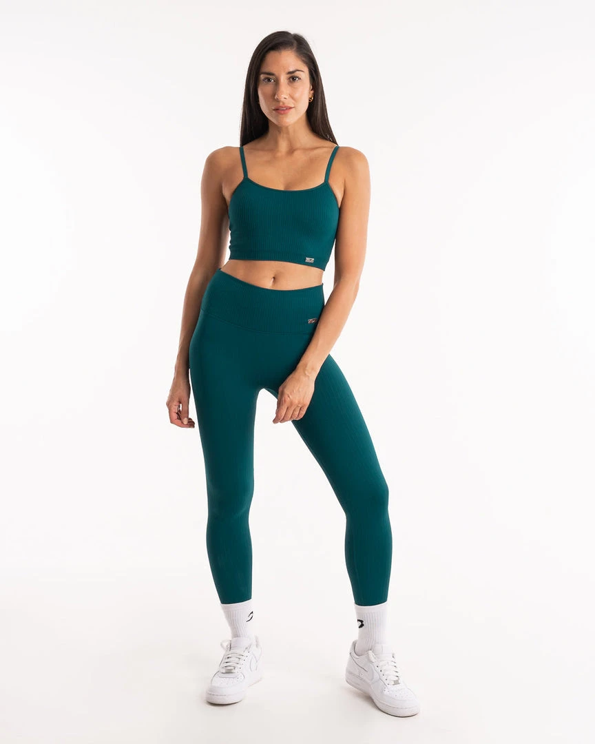 BOXRAW Women New Releases Alejandra Tank Bra - Teal 2 BOXRAW Women New Releases Alejandra Tank Bra - Teal