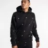 BOXRAW Men All Over Strike Hoodie - Black Clothing