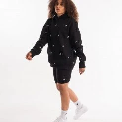 BOXRAW Women All Over Strike Hoodie - Black