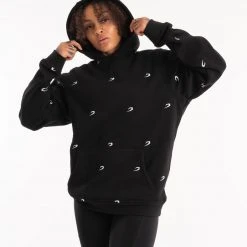 BOXRAW Women All Over Strike Hoodie - Black