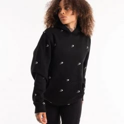 BOXRAW Women All Over Strike Hoodie - Black