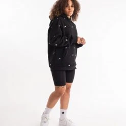 BOXRAW Women All Over Strike Hoodie - Black