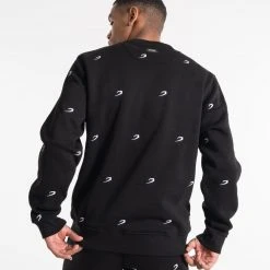 BOXRAW Men Clothing All Over Strike Sweatshirt - Black