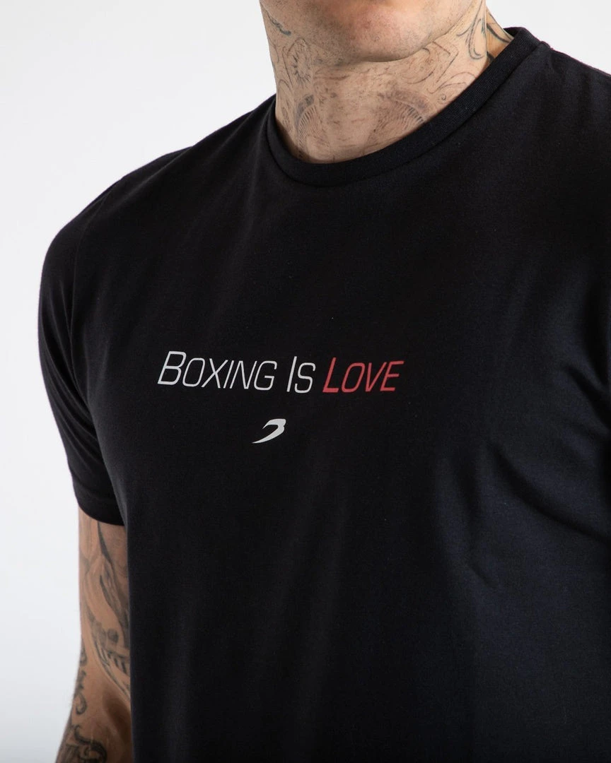 BOXRAW Men Boxing Is Love T-Shirt - Black 2 BOXRAW Men Boxing Is Love T-Shirt - Black