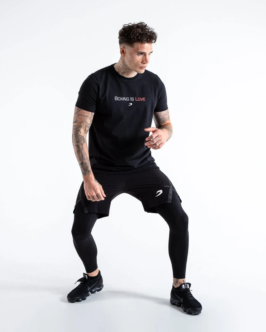 BOXRAW Men Boxing Is Love T-Shirt - Black 6 BOXRAW Men Boxing Is Love T-Shirt - Black