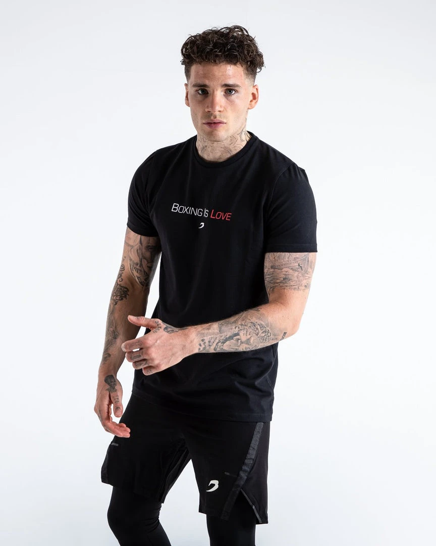 BOXRAW Men Boxing Is Love T-Shirt - Black 5 BOXRAW Men Boxing Is Love T-Shirt - Black