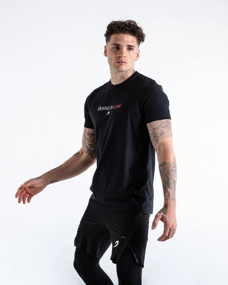 BOXRAW Men Boxing Is Love T-Shirt - Black 4 BOXRAW Men Boxing Is Love T-Shirt - Black
