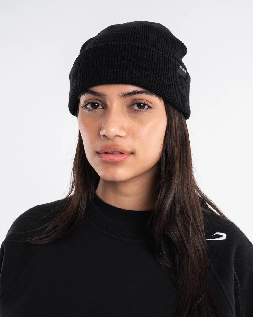 BOXRAW Accessories Clothing BOXRAW Beanie Hat - Black 4 BOXRAW Accessories Clothing BOXRAW Beanie Hat - Black