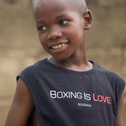 BOXRAW Men Boxing Is Love T-Shirt - White Clothing