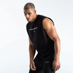 BOXRAW Men Chasing Greatness Muscle Tank - Black 11 BOXRAW Men Chasing Greatness Muscle Tank - Black