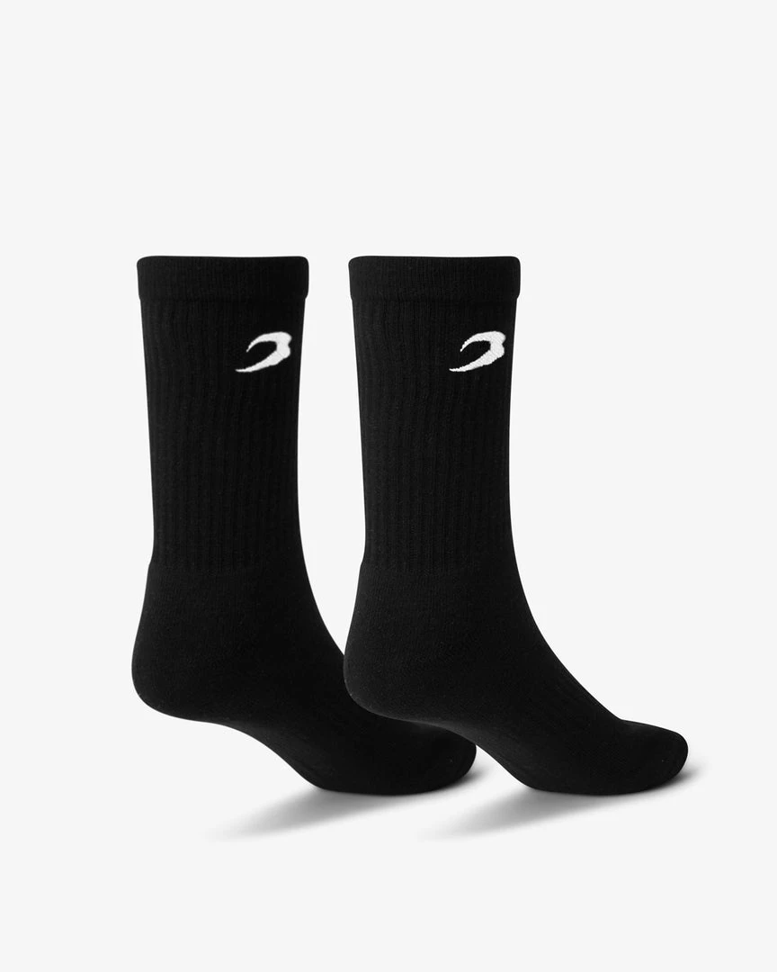 BOXRAW Men BOXRAW Crew Socks (3 Pairs) - Black Best Sellers 2 BOXRAW Men BOXRAW Crew Socks (3 Pairs) - Black Best Sellers