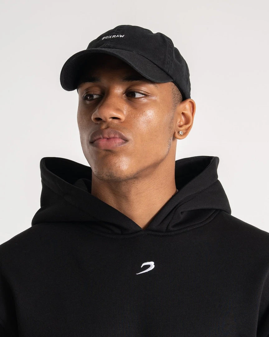 BOXRAW Accessories BOXRAW Dad Cap - Black 4 BOXRAW Accessories BOXRAW Dad Cap - Black