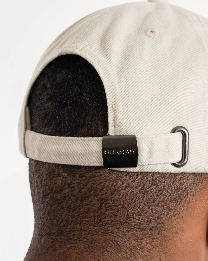 BOXRAW Accessories BOXRAW Dad Cap - Cream Clothing 6 BOXRAW Accessories BOXRAW Dad Cap - Cream Clothing