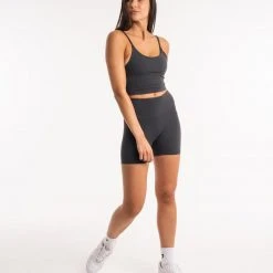 BOXRAW Women Clothing Delia Cycling Shorts - Charcoal