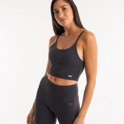 BOXRAW Women Clothing Delia Tank Bra - Charcoal