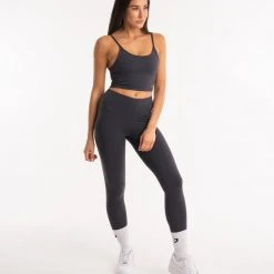 BOXRAW Women Clothing Delia Tank Bra - Charcoal