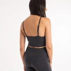 BOXRAW Women Clothing Delia Tank Bra - Charcoal 9 BOXRAW Women Clothing Delia Tank Bra - Charcoal