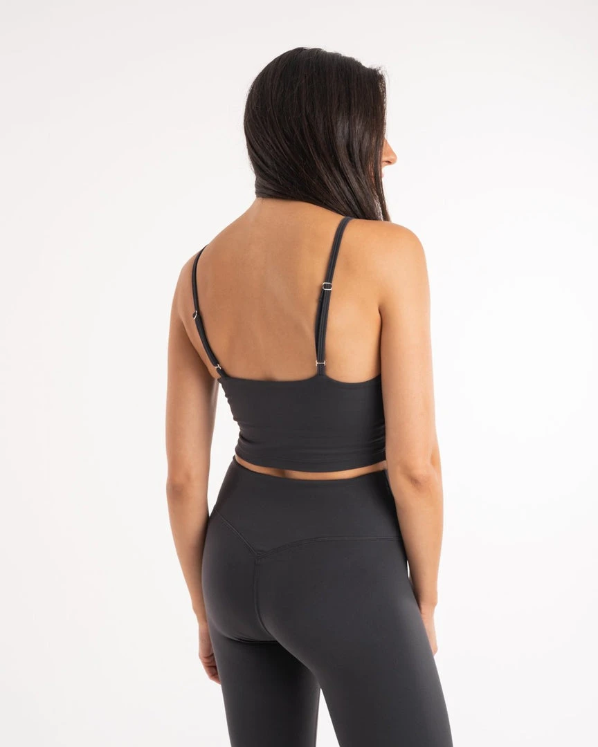 BOXRAW Women Clothing Delia Tank Bra - Charcoal 4 BOXRAW Women Clothing Delia Tank Bra - Charcoal