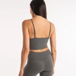 BOXRAW Women Delia Tank Bra - Khaki Clothing 9 BOXRAW Women Delia Tank Bra - Khaki Clothing