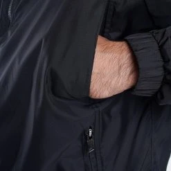 BOXRAW Men New Releases Dundee Windbreaker Jacket - Black 22 BOXRAW Men New Releases Dundee Windbreaker Jacket - Black