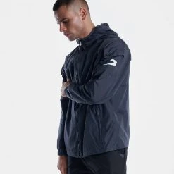 BOXRAW Men Dundee Windbreaker Jacket - Charcoal