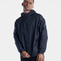 BOXRAW Men Dundee Windbreaker Jacket - Charcoal