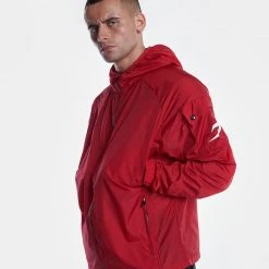 BOXRAW Men New Releases Dundee Windbreaker Jacket - Red