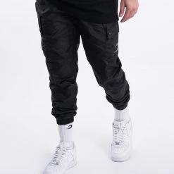 BOXRAW Men Dundee Cargo Pants - Black