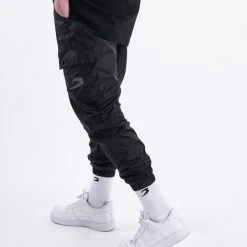 BOXRAW Men Dundee Cargo Pants - Black