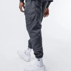 BOXRAW Men Dundee Cargo Pants - Charcoal