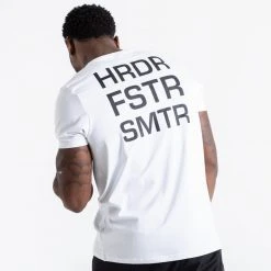 BOXRAW Men HRDR FSTR SMTR T-Shirt - White Clothing 10 BOXRAW Men HRDR FSTR SMTR T-Shirt - White Clothing