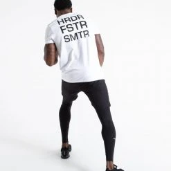 BOXRAW Men HRDR FSTR SMTR T-Shirt - White Clothing