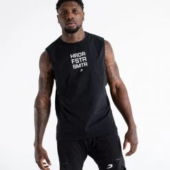 BOXRAW Men Clothing HRDR FSTR SMTR Muscle Tank - Black 8 BOXRAW Men Clothing HRDR FSTR SMTR Muscle Tank - Black
