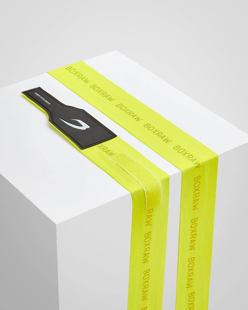 BOXRAW Equipment 4.5M Hand Wraps - Neon Yellow Equipment & Accessories 2 BOXRAW Equipment 4.5M Hand Wraps - Neon Yellow Equipment & Accessories