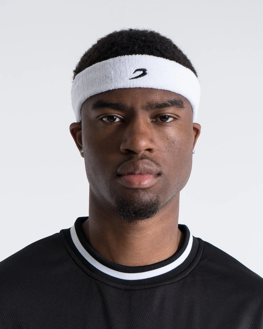 BOXRAW Accessories Boxing Essentials BOXRAW Headband - White 2 BOXRAW Accessories Boxing Essentials BOXRAW Headband - White