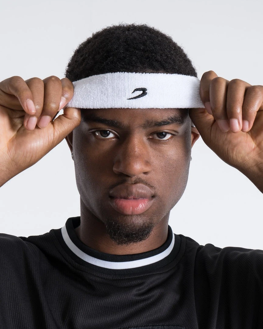 BOXRAW Accessories Boxing Essentials BOXRAW Headband - White 3 BOXRAW Accessories Boxing Essentials BOXRAW Headband - White