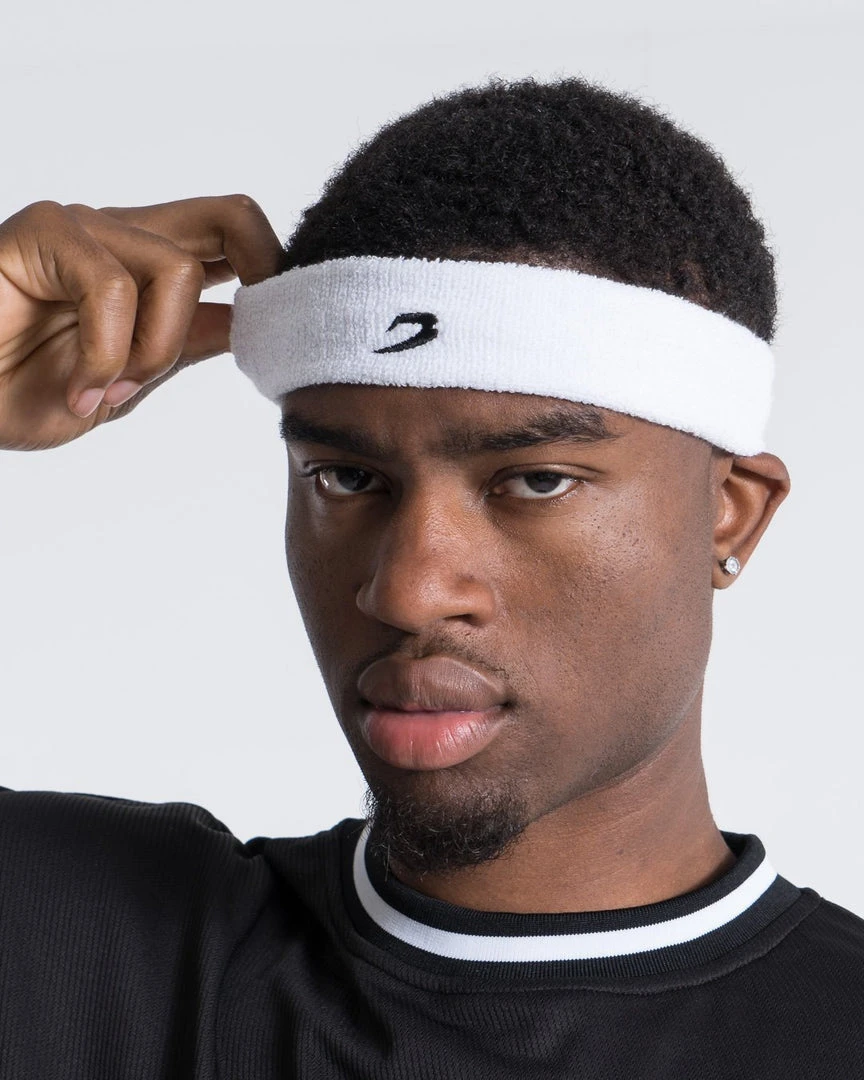 BOXRAW Accessories Boxing Essentials BOXRAW Headband - White 5 BOXRAW Accessories Boxing Essentials BOXRAW Headband - White