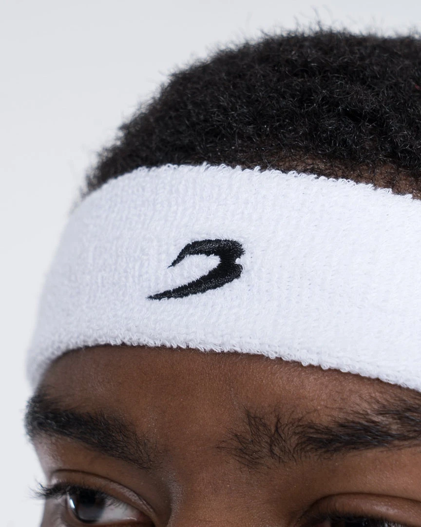 BOXRAW Accessories Boxing Essentials BOXRAW Headband - White 6 BOXRAW Accessories Boxing Essentials BOXRAW Headband - White