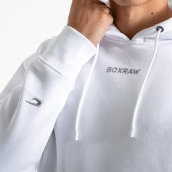 BOXRAW Men Clothing Johnson Hoodie - White