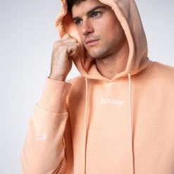 BOXRAW Men Johnson Hoodie - Salmon New Releases 15 BOXRAW Men Johnson Hoodie - Salmon New Releases