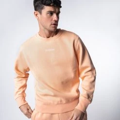 BOXRAW Men New Releases Johnson Sweatshirt - Salmon 11 BOXRAW Men New Releases Johnson Sweatshirt - Salmon