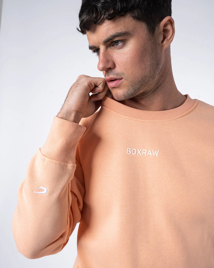 BOXRAW Men New Releases Johnson Sweatshirt - Salmon 6 BOXRAW Men New Releases Johnson Sweatshirt - Salmon