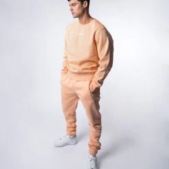 BOXRAW Men New Releases Johnson Sweatshirt - Salmon 15 BOXRAW Men New Releases Johnson Sweatshirt - Salmon