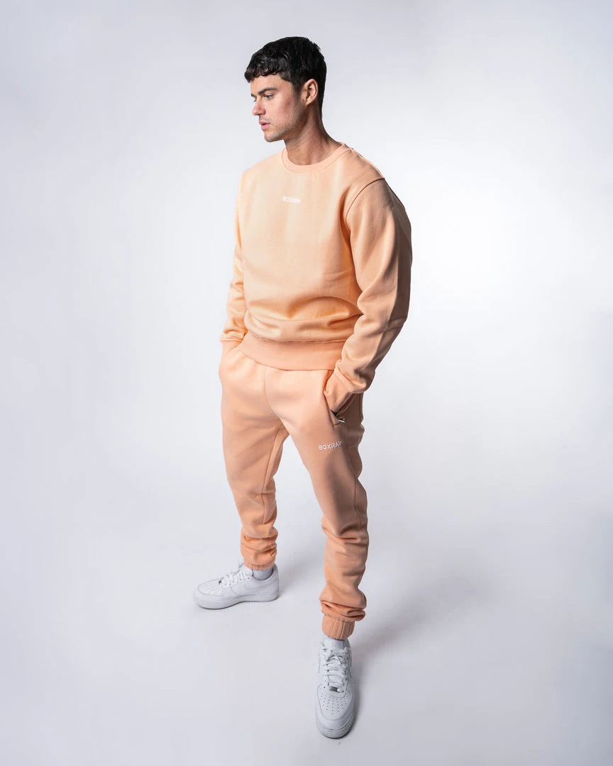 BOXRAW Men New Releases Johnson Sweatshirt - Salmon 8 BOXRAW Men New Releases Johnson Sweatshirt - Salmon